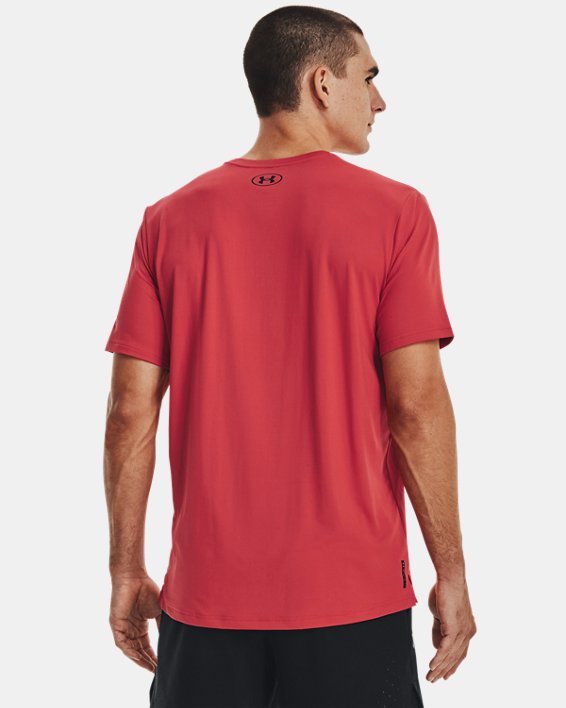 Men's UA RUSH™ Energy Short Sleeve, Red, pdpMainDesktop image number 1
